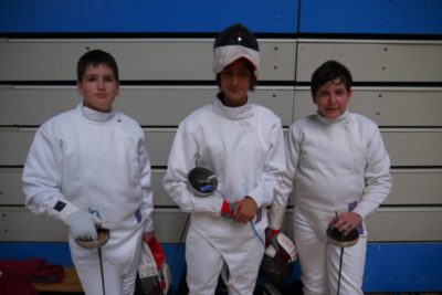 Jacobo Ruiz, África Barragán y Sergio Mendoza, tiradores