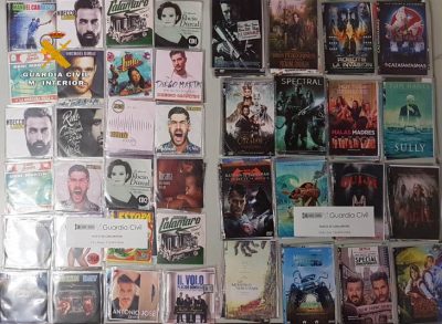 Cd y dvd falsificados
