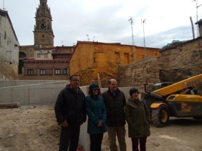 El tripartito visita obras