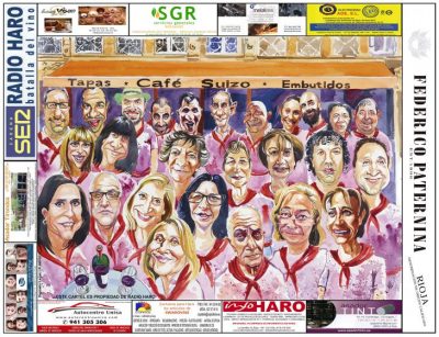 Cartel Caricaturas de Radio Haro