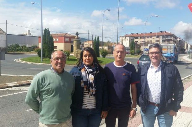 Foto Cs Haro. De Izq a dcha Juan Carlos Andrés, Mª Luisa Alonso, Óscar Criales, Julián San Martín,