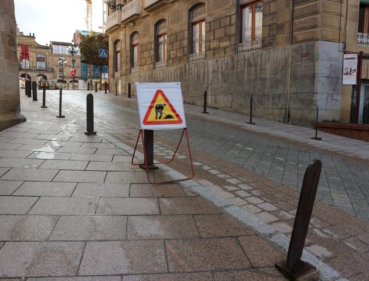 Obras en la calle Navarra