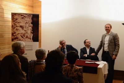 José Luis Gómez Urdáñez, César Luena López y Santiago Vivanco