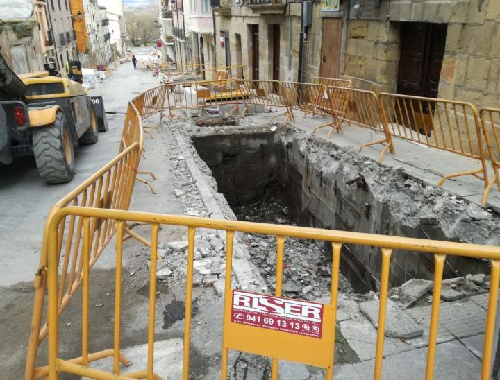 Obras calle Navarra