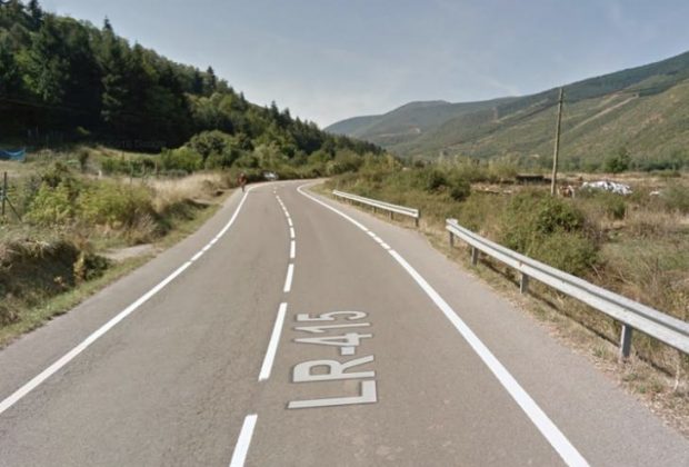 Carretera l r-415 en-ezcaray