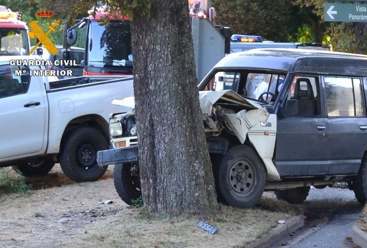 Uno de los vehiculos implicados en el accidente