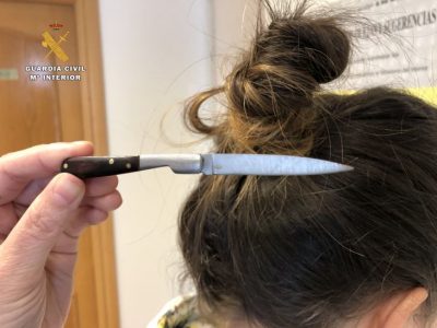 Navaja moño zona ocio