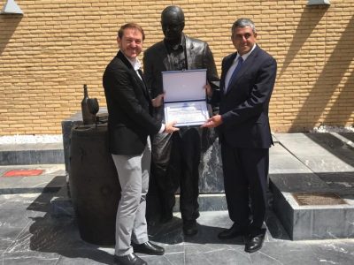 De izda a dcha-Santiago Vivanco y Zurab Pololikashvili