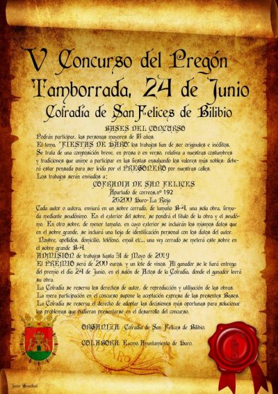 cartel tamborrada 2019