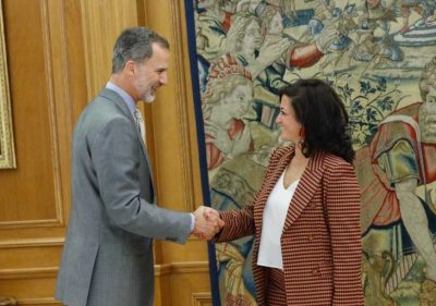 Felipe VI y Concha Andreu
