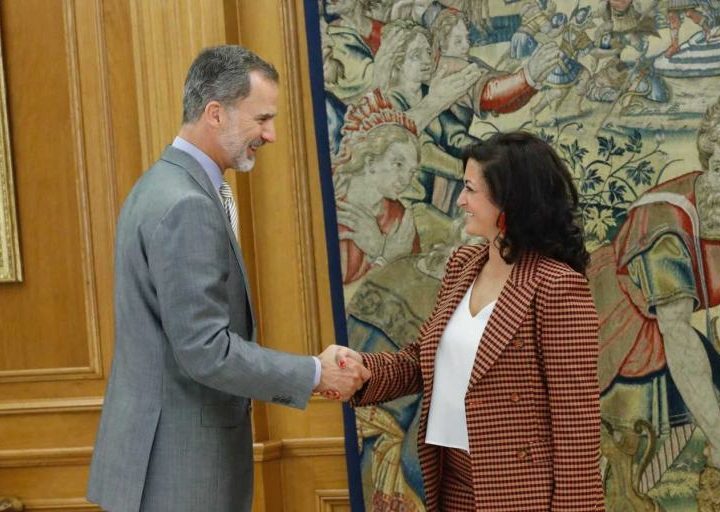 Felipe VI y Concha Andreu