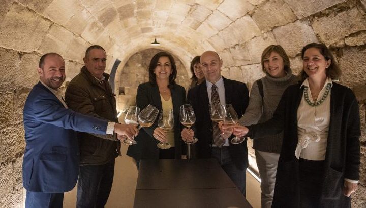 Concepción Andreu visita Restaurante Lumbre Casalarreina