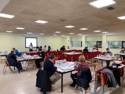 Nájera Voluntarios reparto mascarillas