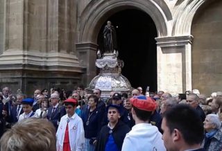 procesión del santo