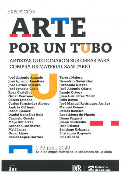 Cartel Arte por un tubo