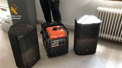 Equipo intervenido fiesta rave 2