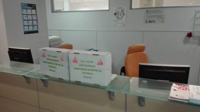 Zona admsión Hospital San Pedro