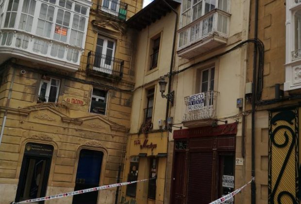 Calle de la Vega, desprendimiento